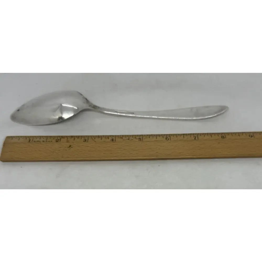 Oneida Patrician Silverplate (ON178) Serving Spoons Monogram “R” Set Of Six
